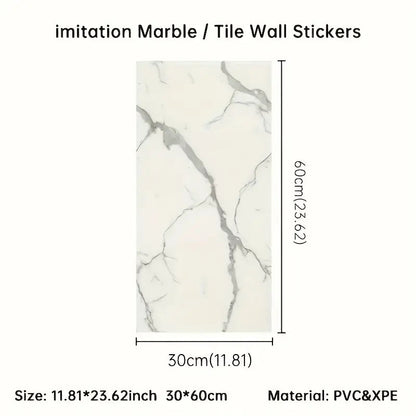 3D Self-Adhesive Wall Tiles (30cm x 60cm)